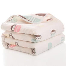 Load image into Gallery viewer, Six-layer Gauze Bath Towel  Baby Quilt