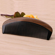 Load image into Gallery viewer, Natural Green Sandal Wooden comb