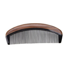 Load image into Gallery viewer, Natural Green Sandal Wooden comb