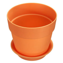 Load image into Gallery viewer, Plastic Flower pot With Tray Garden