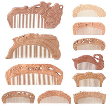 Load image into Gallery viewer, Natural Peach Wooden Comb