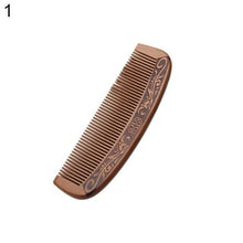 Load image into Gallery viewer, Natural Peach Solid Wooden Comb